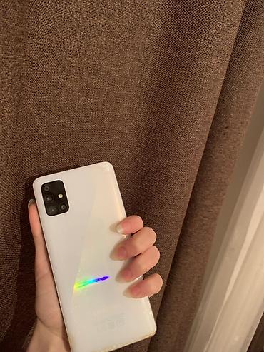 samsung a0: Samsung Galaxy A51, 64 GB, rəng - Ağ, Barmaq izi, Face ID, İki sim kartlı — 1