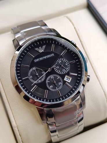 Qol saatları: Yeni, Qol saatı, Emporio Armani, rəng - Qara — 1