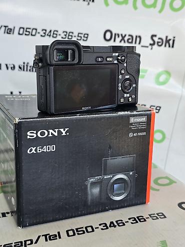 mini dv kamera: Sony Alpha a6400 Gəlmədir Azərbaycanda istifadə olunmayıb. Video və — 5