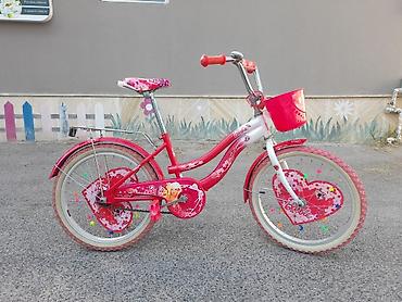 Velosipedlər: Uşaq velosipedi – Barbie temalı, qırmızı/ağ dizayn. Xüsusiyyətlər: - — 4