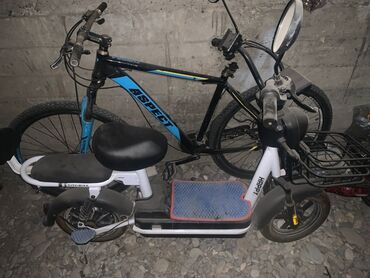 электра самокаты: Электрдик велосипеддер, Колдонулган