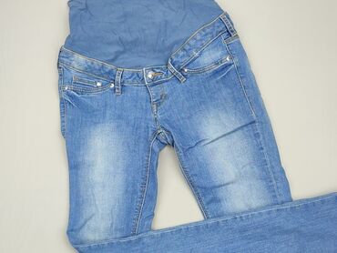 jeansy fit mom: Jeansy H&M, S (EU 36), stan - Dobry