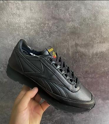 Мужские кроссовки, 40, 40.5, 41, Reebok, Новый, цвет - Черный, Бесплатная доставка