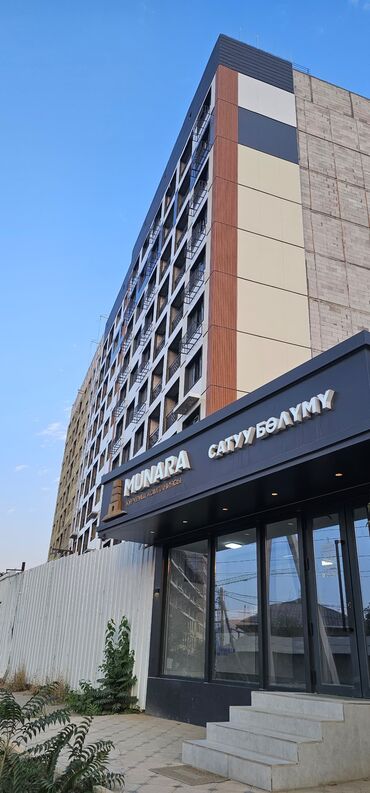 квартира долгосрочный дордой моторс: 1 комната, 47 м², Элитка, 9 этаж, ПСО (под самоотделку)