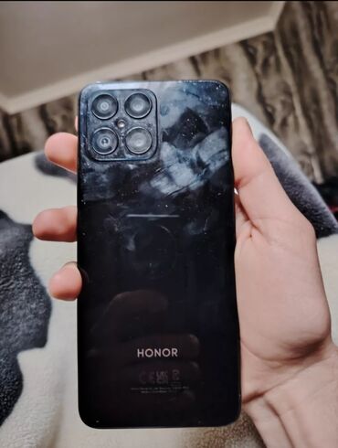 Honor 8X, 128 GB, rəng - Qara, Sensor, Barmaq izi