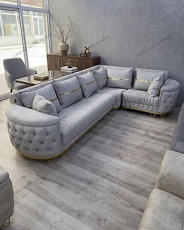 Мебель: Künc Divan Xüsusiyyətlər: - Ölçülər: 300 × 200 sm - Çatdırılma — 1