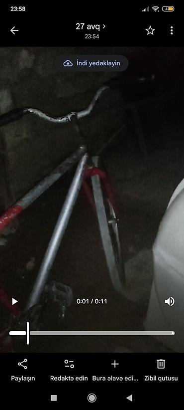 boyuk velosiped: Şəhər və kənd yolları üçün klassik velosiped - Rəng: qırmızı-gümüş — 2