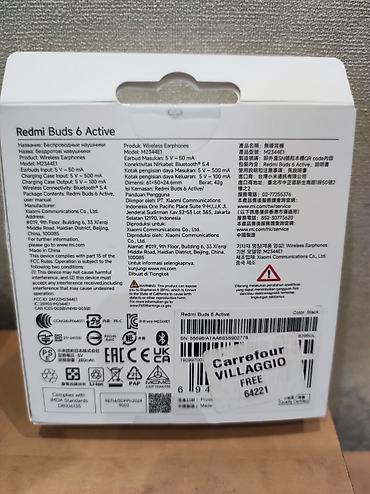 redmi airdots s: Məhsul: Redmi Buds 6 Active simsiz qulaqlıq (rəng: Black) - Model — 3