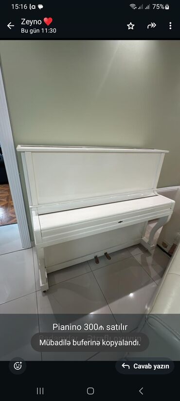 Yataq otağı dəstləri: Pianino 300₼ satılır
Badamdar
8726 zeyno♥️ lalafo.az -da Yataq otağı dəstləri: Pianino 300₼ satılır
Badamdar
8726 zeyno♥️