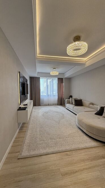 кара балта квартира дом: 2 комнаты, 73 м², Элитка, 6 этаж, Дизайнерский ремонт
