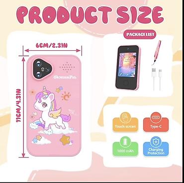 alcatel pop c1 4015d: Uşaq üçün ağıllı telefon – rəngli unicorn dizaynlı Xüsusiyyətlər: - — 5
