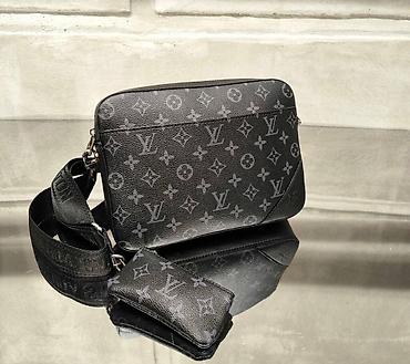 Барсетка, Louis Vuitton, Регулируемый ремень, Новый