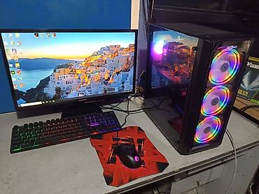 Настольные ПК и рабочие станции: Компьютер, ядер - 4, ОЗУ 16 ГБ, Игровой, Б/у, Intel Core i7, HDD + SSD — 2