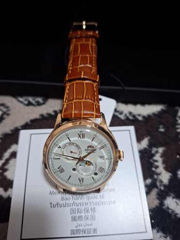 Qol saatları: Yeni, Qol saatı, Orient, rəng - Qızılı — 6