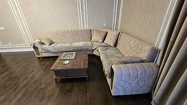 Divanlar: Uqlavoy divan – açılır . - Forma: L-şəkilli, geniş oturacaqlı - — 1