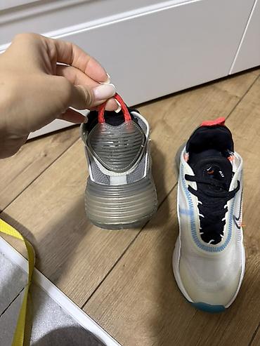 air max 90: Кроссовки, 34.5, 35, Nike, Б/у, цвет - Белый, Самовывоз — 2