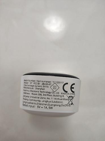 nomre cin: Məhsul: Daxili IP Kamera (Model: K7) Xüsusiyyətlər - Enerji girişi — 3