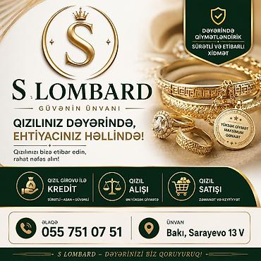 🎥 Pul lazımdır? Qızılınızı satmağa tələsməyin! 💰 S LOMBARD – Etibarlı