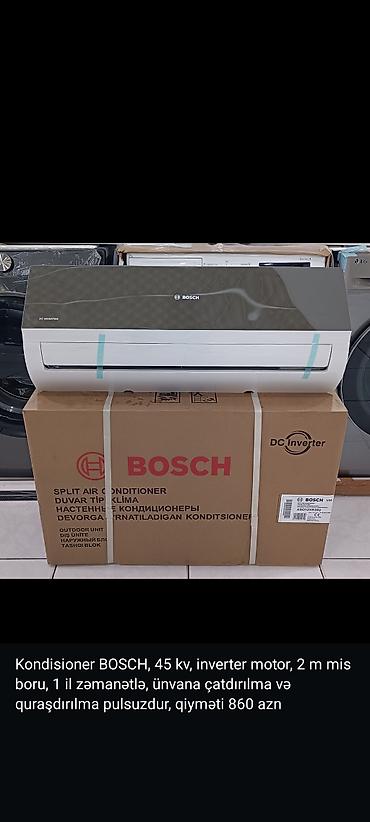 Бытовая техника: Vestel kondisioner, 30 kv sahəni əhatə edən, 3 metr mis boru ilə — 3