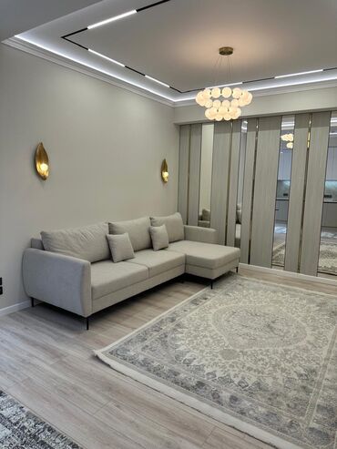 эмарк жибек жолу: 3 комнаты, 84 м², Элитка, 9 этаж, Евроремонт