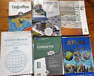 bilyard satılır: Məktəb və abituriyentlər üçün fənn kitabları və test topluları dəsti — 4