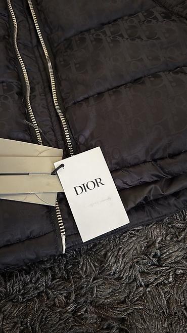 поло куртка: Стеганый пуховый жилет Dior - Цвет: черный с фирменным жаккардовым — 5