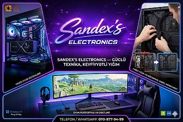Masaüstü kompüterlər və komponentlər: .Oyun texnikası və sifarişlə PC yığımı — Sandex's Electronics 🚀 — 7