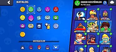 brawl stars 2: Brawl Stars hesabı – yüksək səviyyəli kolleksiya və zəngin kostümler — 2