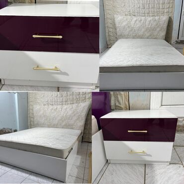 Çarpayılar: Taxt satılır tumbalarla birlikdə 220₼. Əla vəziyyətdə.Matrası