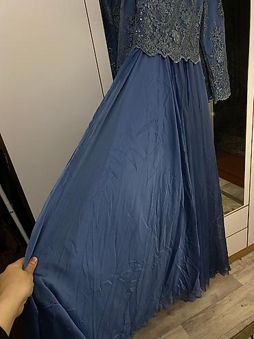 Танцевальные платья: Бальное платье, Длинная модель, цвет - Голубой, L, В наличии at lalafo.kg — 10 Танцевальные платья: Бальное платье, Длинная модель, цвет - Голубой, L, В наличии — 10