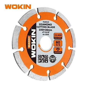 lazer olcu: WOKIN Sokatlı (Segmentli) Elmas Disk Standart 180 × 22.2 mm – Beton — 1
