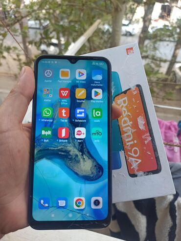 Kompüter, noutbuk və planşetlər: Redmi 9A, 32 GB, rəng - Qara, Face ID