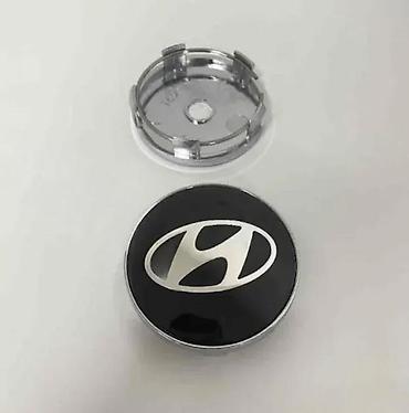 Gume i felne: ČEPOVI POKLOPCI ZA FELNE HYUNDAI 60 MM / 58 MM - CRNI | ORIGINALNI — 1