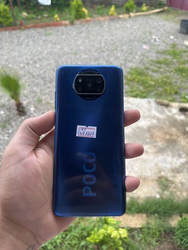 Poco: Poco X3, 128 GB, rəng - Göy, Düyməli, Sensor, Face ID