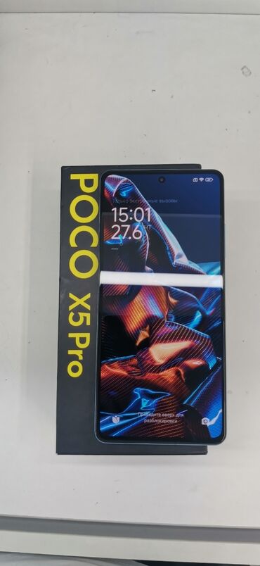телефон сам: Poco X5 Pro 5G, Б/у, 256 ГБ, 2 SIM