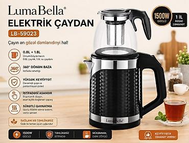 qovuqlu çay: Elektrik çaydan Üst üstə elektrik çaynik İnformasiya LumaBella — 1