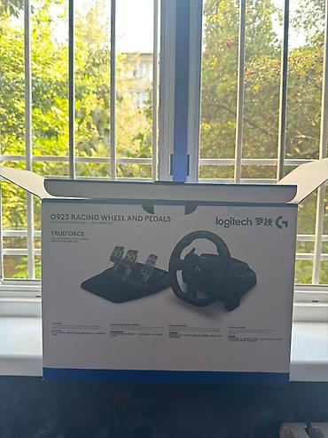 Видео оюндар жана приставкалар: Продаю игровой руль Logitech G923 в комплекте с оригинальной коробкой — 5