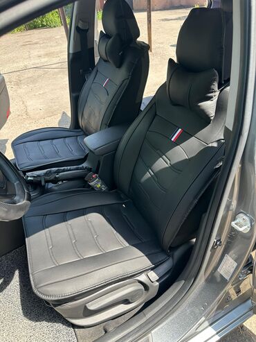 Чехлы и накидки на сиденья: Чехлы Экокожа, С подушкой, цвет - Черный, Hyundai, Новый, Самовывоз, Платная доставка