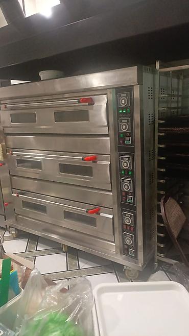 elektrikli pec: Peç və kafe avadanlıqları dəsti - 3 mərtəbəli sənaye elektrik peçi — 2