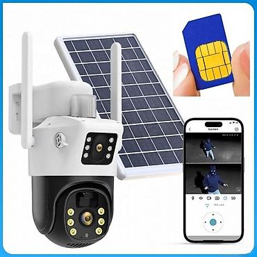 Solar 4G kamera 2 lens Solar 4G kamera 2 lens V380 markasının 2
