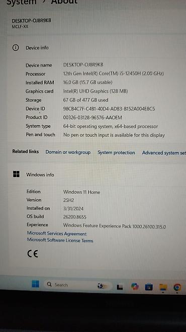 купить бу видеокарту: Huwei matebook

Yaddaş 512
Ram 16
Core i5 12ci nesil
Windows 11 — 2