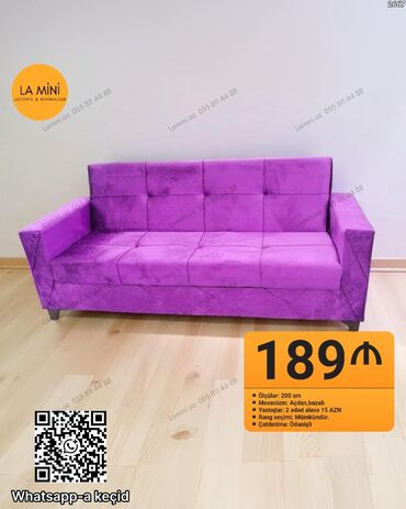 диван канапе: Divan, Açılan, Bazalı, Vеlur parça, Ödənişli çatdırılma