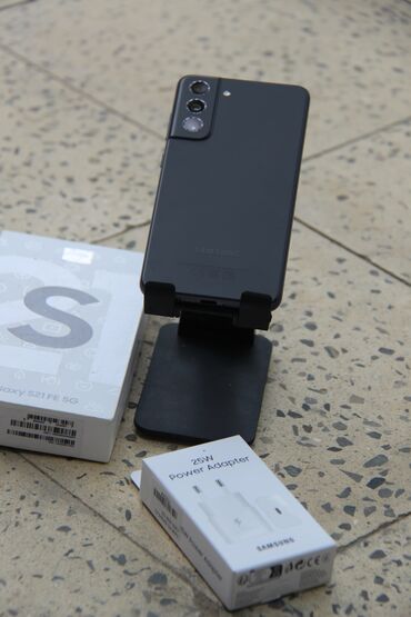Samsung: Samsung Galaxy S21 FE, rəng - Qara, Sensor, Barmaq izi, Simsiz şarj — 1
