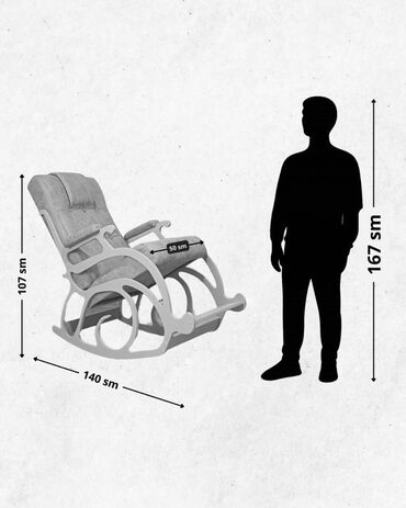Kreslolar: Yeni, Kreslo-kaçalka, Parça, Kredit var, Şəhərdaxili pulsuz çatdırılma — 9