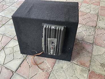 aparatura kalonka: Sony Xplod avtomobil subwooferu və gücləndirici seti - Markası: Sony — 2