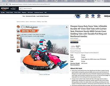 formula 1: Crane SPORTS – naduvljivi obruč za sankanје (Snowtube) - Prečnik oko — 8