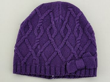 czapka fioletowa dla dziewczynki: Czapka, stan - Dobry