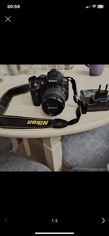 Fotokameralar: Nikon 5300 yenidir istifade edilmeyib.Uzerinde cantasi daxil butun