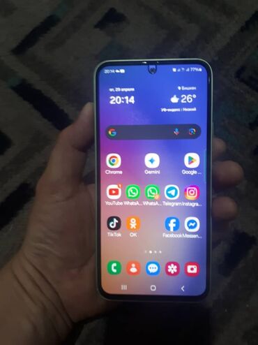 Samsung: Samsung Galaxy A54 5G, Б/у, 128 ГБ, цвет - Зеленый, 2 SIM