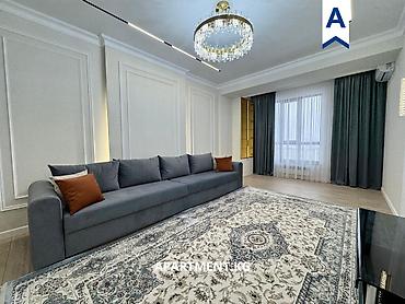 royal: 2 комнаты, Ала-Арча ТРЦ Агентство недвижимости, Без животных, от 1 года, С мебелью полностью — 3